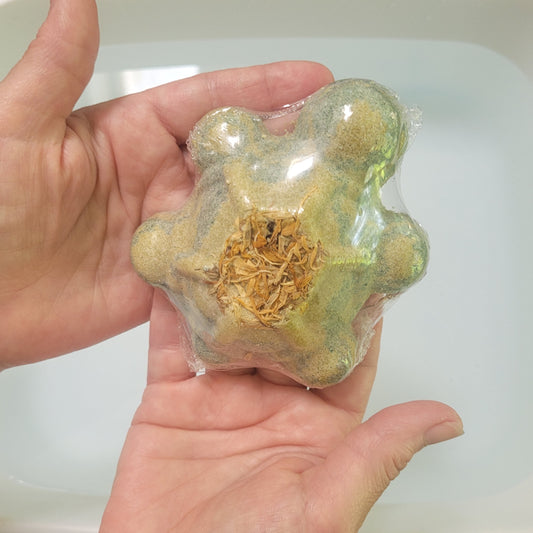 Herbal Turtle Probiotic Bath Bomb